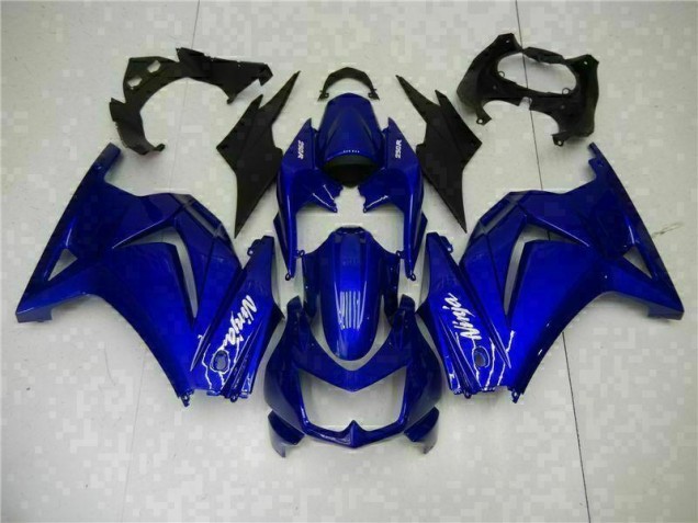 Affordable 2008-2012 Blue Black White Ninja Kawasaki EX250 Motorbike Fairing UK Affordable 2008-2012 Blue Black White Ninja Kawasaki EX250 Motorbike Fairing UK