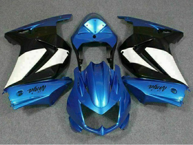 Affordable 2008-2012 Blue White Black Ninja Kawasaki EX250 Motorbike Fairing Kits UK Affordable 2008-2012 Blue White Black Ninja Kawasaki EX250 Motorbike Fairing Kits UK