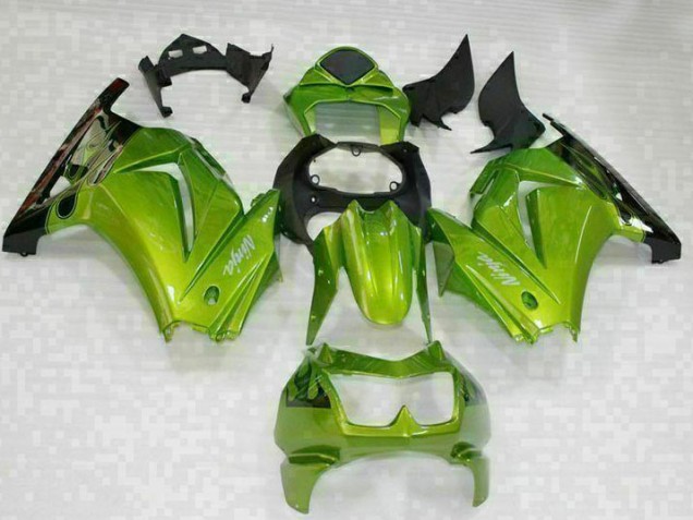 Affordable 2008-2012 Green Black Kawasaki EX250 Motorcyle Fairings UK Affordable 2008-2012 Green Black Kawasaki EX250 Motorcyle Fairings UK