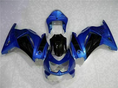 Affordable 2008-2012 Blue Black Kawasaki EX250 Replacement Fairings UK