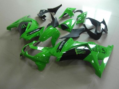 Affordable 2008-2012 New Green Monster Kawasaki ZX250R Motorbike Fairings UK