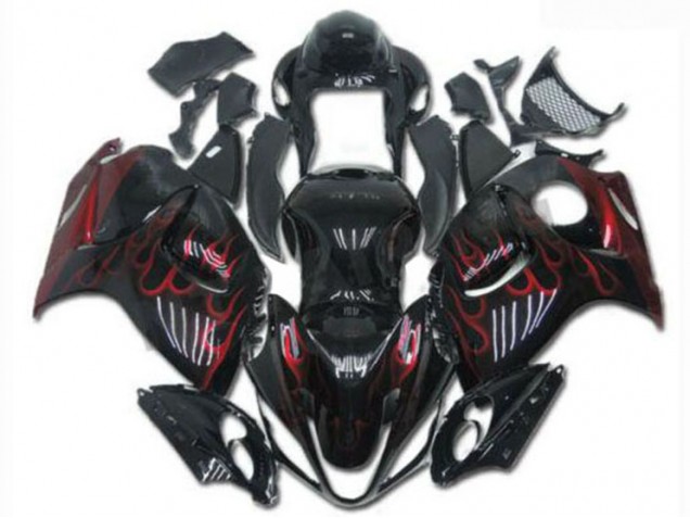 Affordable 2008-2019 Black Red Suzuki Hayabusa GSXR1300 Motorcylce Fairings UK Affordable 2008-2019 Black Red Suzuki Hayabusa GSXR1300 Motorcylce Fairings UK