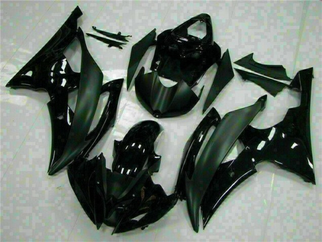 Affordable 2008-2016 Black Yamaha YZF R6 Bike Fairing Kit UK