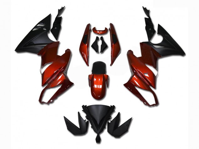 Affordable 2009-2011 Red Kawasaki EX650 Bike Fairing UK Affordable 2009-2011 Red Kawasaki EX650 Bike Fairing UK