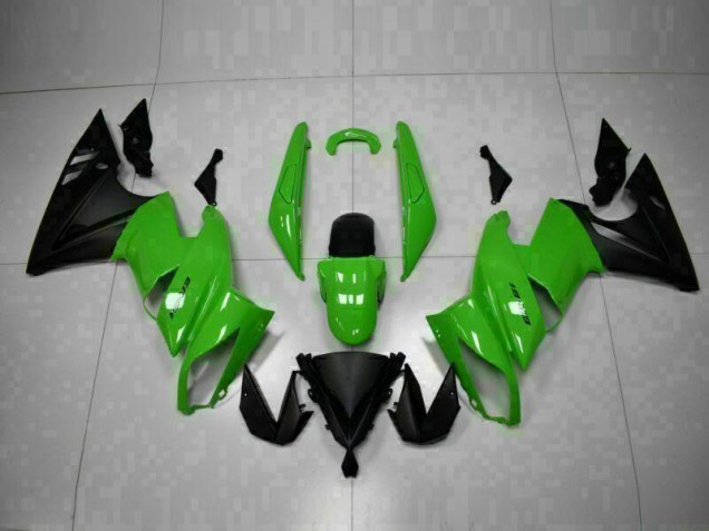 Affordable 2009-2011 Green Black Kawasaki EX650 Motor Bike Fairings UK Affordable 2009-2011 Green Black Kawasaki EX650 Motor Bike Fairings UK