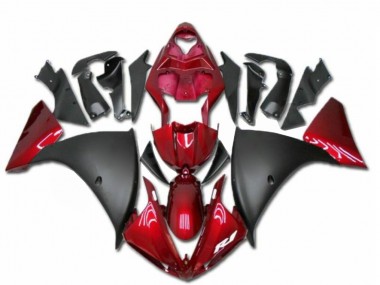 Affordable 2009-2011 Red Black Yamaha YZF R1 Moto Fairings UK