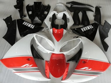 Affordable 2009-2011 Racy Red White Black Yamaha YZF R1 Motor Bike Fairings UK