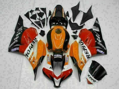 Affordable 2009-2012 Orange Repsol Honda CBR600RR Motor Fairings UK