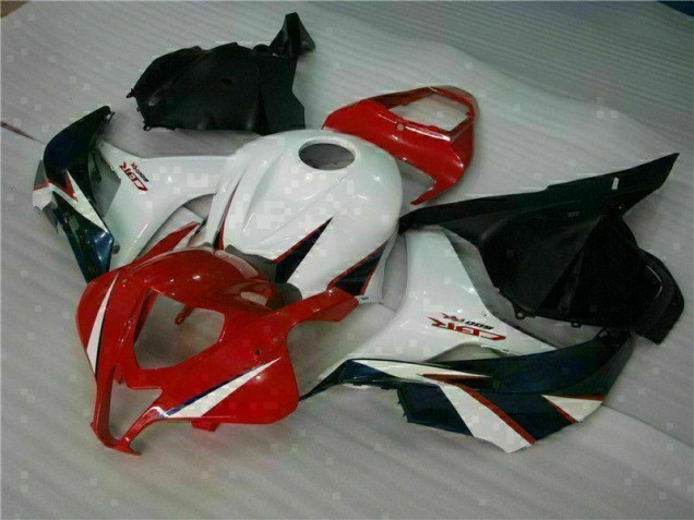 Affordable 2009-2012 Red White Honda CBR600RR Motorcycle Fairing Kit UK