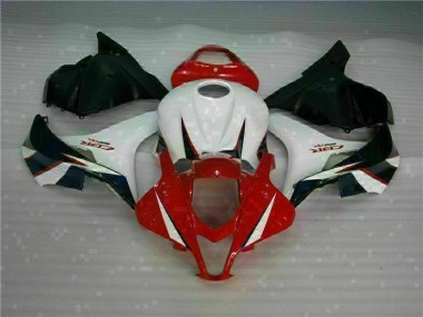 Affordable 2009-2012 Red White Honda CBR600RR Motorcycle Fairing Kit UK