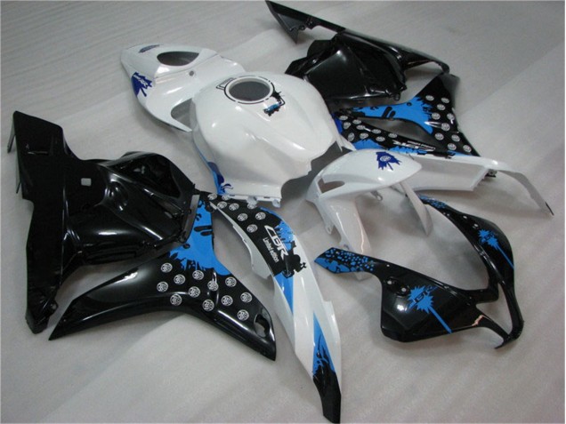 Affordable 2009-2012 Black White Blue Honda CBR600RR Motor Fairings UK