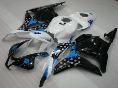 Affordable 2009-2012 Black White Blue Honda CBR600RR Motor Fairings UK