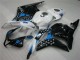 Affordable 2009-2012 Black White Blue Honda CBR600RR Motor Fairings UK