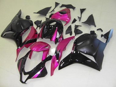 Affordable 2009-2012 Pink Black Honda CBR600RR Motorcycle Fairings Kit UK