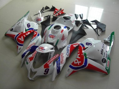 Affordable 2009-2012 Red White Pata Honda CBR600RR Motorcycle Fairing Kit UK