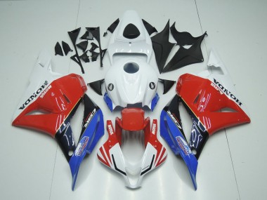 Affordable 2009-2012 White Motul Red Blue Honda CBR600RR Bike Fairings UK
