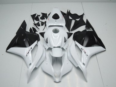 Affordable 2009-2012 White Matte Black Honda CBR600RR Motorbike Fairing UK