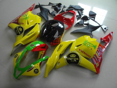 Affordable 2009-2012 Yellow Corona Extra Honda CBR600RR Motorbike Fairing Kits UK