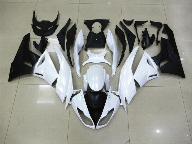 Affordable 2009-2012 White Kawasaki ZX6R Motorcyle Fairings UK Affordable 2009-2012 White Kawasaki ZX6R Motorcyle Fairings UK