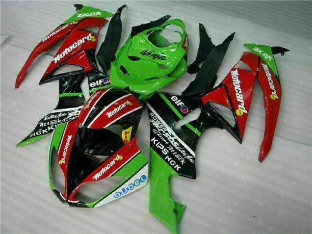 Affordable 2009-2012 Black Red Green Motorcard Kawasaki ZX6R Motor Fairings UK Affordable 2009-2012 Black Red Green Motorcard Kawasaki ZX6R Motor Fairings UK