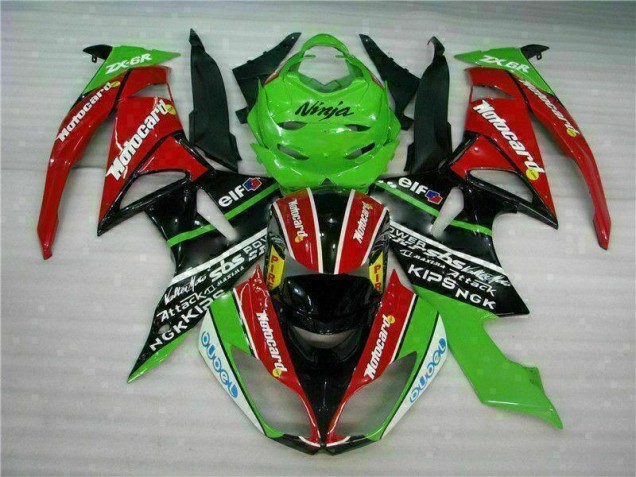 Affordable 2009-2012 Black Red Green Motorcard Kawasaki ZX6R Motor Fairings UK Affordable 2009-2012 Black Red Green Motorcard Kawasaki ZX6R Motor Fairings UK