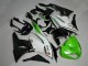 Affordable 2009-2012 Green Black White 25 Kawasaki ZX6R Bike Fairings UK Affordable 2009-2012 Green Black White 25 Kawasaki ZX6R Bike Fairings UK