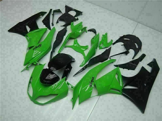 Affordable 2009-2012 Black Green Kawasaki ZX6R Motorcycle Bodywork UK