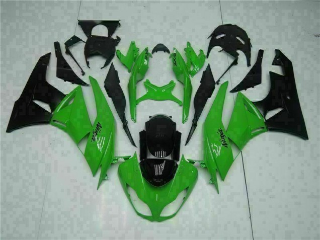 Affordable 2009-2012 Black Green Kawasaki ZX6R Motorcycle Bodywork UK
