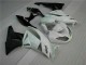 Affordable 2009-2012 White Black Kawasaki ZX6R Motorcycle Fairings Kits UK Affordable 2009-2012 White Black Kawasaki ZX6R Motorcycle Fairings Kits UK