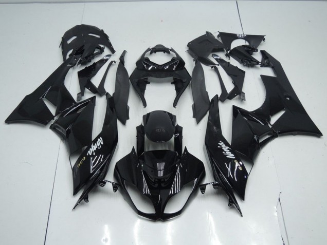 Affordable 2009-2012 Black OEM Style Kawasaki ZX6R Motor Bike Fairings UK