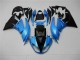 Affordable 2009-2012 Blue Black Kawasaki ZX6R Motorcycle Fairing Kit UK