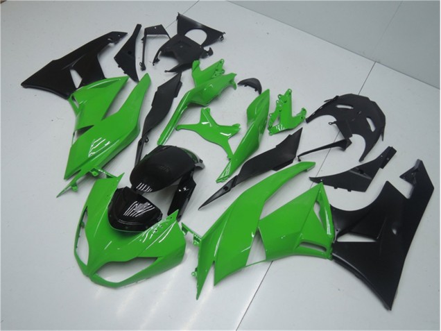 Affordable 2009-2012 Green Black Kawasaki ZX6R Replacement Motorcycle Fairings UK Affordable 2009-2012 Green Black Kawasaki ZX6R Replacement Motorcycle Fairings UK