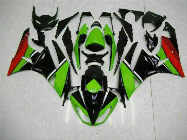 Affordable 2009-2012 Black Green Red Kawasaki ZX6R Bike Fairing Kit UK Affordable 2009-2012 Black Green Red Kawasaki ZX6R Bike Fairing Kit UK