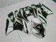 Affordable 2009-2012 White Black Kawasaki ZX6R Motorcycle Replacement Fairings UK