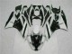 Affordable 2009-2012 White Black Kawasaki ZX6R Motorcycle Replacement Fairings UK