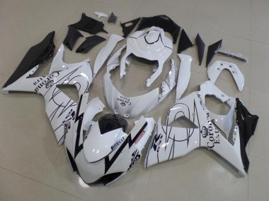 Affordable 2009-2016 White Corona Race Suzuki GSXR 1000 K9 Motorcycle Fairings Kit UK