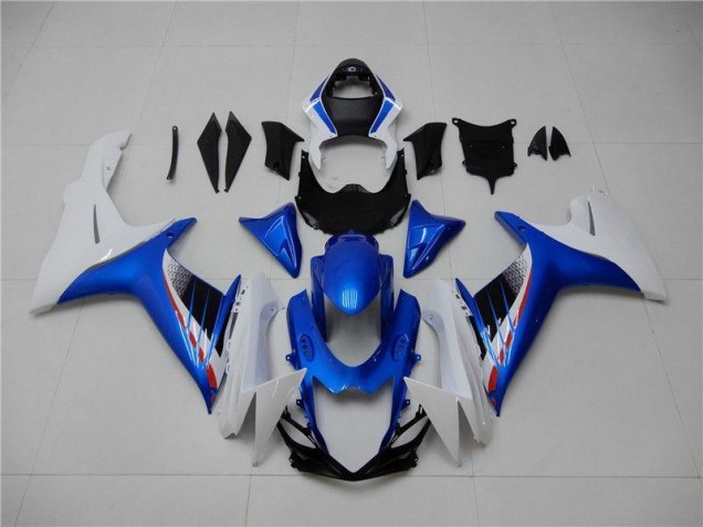 Affordable 2011-2021 Blue White Suzuki GSXR 600/750 Motorbike Fairing Kits UK Affordable 2011-2021 Blue White Suzuki GSXR 600/750 Motorbike Fairing Kits UK