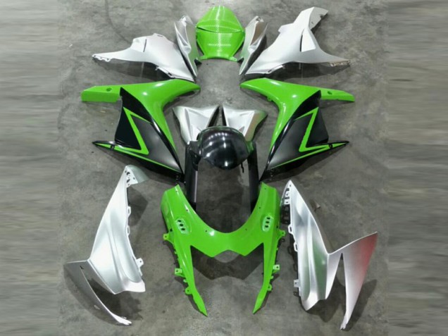 Affordable 2011-2021 Green Silver Suzuki GSXR 600/750 Motor Fairings UK Affordable 2011-2021 Green Silver Suzuki GSXR 600/750 Motor Fairings UK