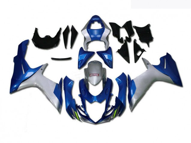 Affordable 2011-2021 Blue Silver Suzuki GSXR 600/750 Motorcycle Fairings UK Affordable 2011-2021 Blue Silver Suzuki GSXR 600/750 Motorcycle Fairings UK