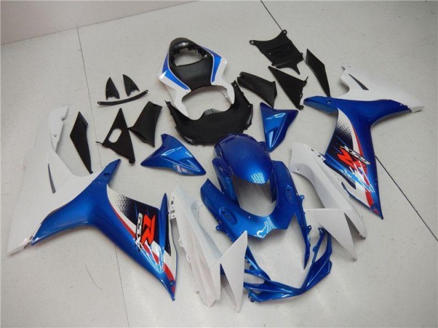 Affordable 2011-2021 Blue White Suzuki GSXR 600/750 Motorcycle Replacement Fairings UK Affordable 2011-2021 Blue White Suzuki GSXR 600/750 Motorcycle Replacement Fairings UK