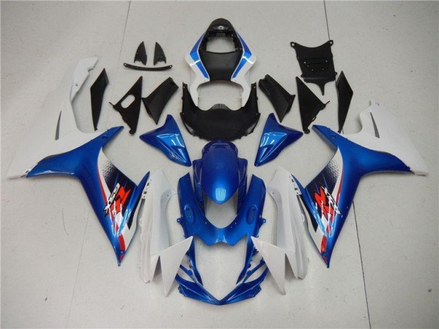 Affordable 2011-2021 Blue White Suzuki GSXR 600/750 Motorcycle Replacement Fairings UK Affordable 2011-2021 Blue White Suzuki GSXR 600/750 Motorcycle Replacement Fairings UK