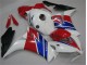 Affordable 2012-2016 White Blue Red Honda CBR1000RR Bike Fairings UK