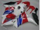 Affordable 2012-2016 White Blue Red Honda CBR1000RR Bike Fairings UK