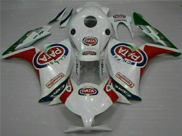 Affordable 2012-2016 Red White PATA Honda CBR1000RR Motorcycle Fairings Kits UK Affordable 2012-2016 Red White PATA Honda CBR1000RR Motorcycle Fairings Kits UK