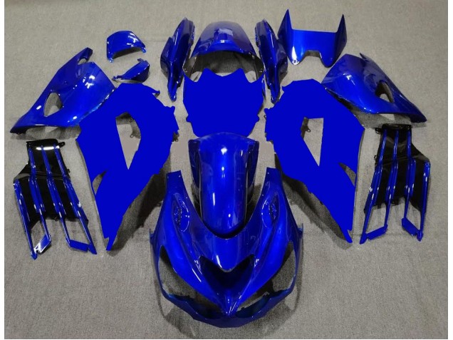 Affordable 2012-2021 Blue Black Kawasaki ZX14R ZZR1400 Motor Fairings UK Affordable 2012-2021 Blue Black Kawasaki ZX14R ZZR1400 Motor Fairings UK
