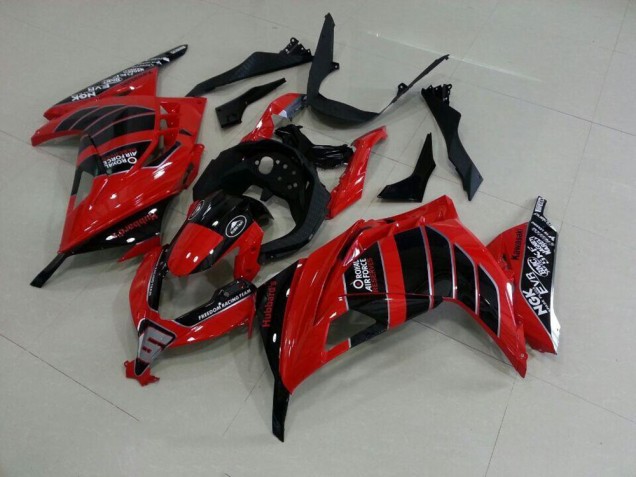 Affordable 2013-2016 Red Black Airfore Kawasaki ZX300R Motorbike Fairings UK Affordable 2013-2016 Red Black Airfore Kawasaki ZX300R Motorbike Fairings UK