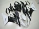 Affordable 2013-2018 White Black Kawasaki ZX6R Motorbike Fairings UK