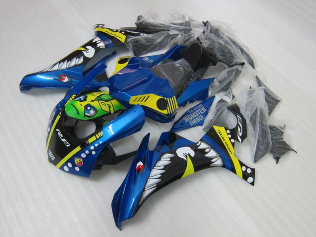 Affordable 2015-2019 Blue Rossi Yamaha YZF R1 Motorcycle Fairing UK