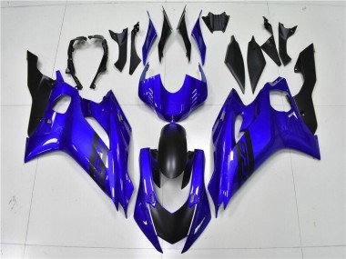 Affordable 2017-2021 Blue Black Yamaha YZF R6 Motorcycle Fairing UK