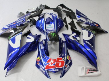 Affordable 2017-2021 Movistar Yamaha YZF R6 Motorcylce Fairings UK